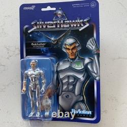 Lot Of 5 Super7 SilverHawks Ultimates Bluegrass Toy Version & ReAction Figures
