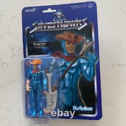 Lot Of 5 Super7 SilverHawks Ultimates Bluegrass Toy Version & ReAction Figures