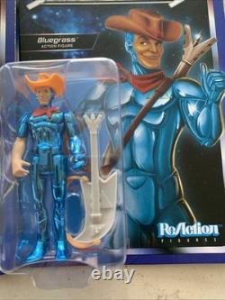Lot Of 5 Super7 SilverHawks Ultimates Bluegrass Toy Version & ReAction Figures