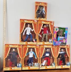 Lot Of 9 Vintage 2000 NSYNC Collectible Marionette Doll Living Toyz & L. E Bear
