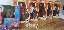 Lot Of 9 Vintage 2000 NSYNC Collectible Marionette Doll Living Toyz & L. E Bear