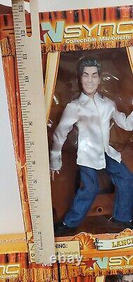 Lot Of 9 Vintage 2000 NSYNC Collectible Marionette Doll Living Toyz & L. E Bear