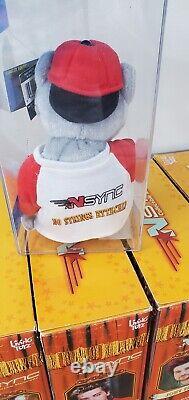 Lot Of 9 Vintage 2000 NSYNC Collectible Marionette Doll Living Toyz & L. E Bear