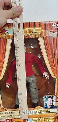 Lot Of 9 Vintage 2000 NSYNC Collectible Marionette Doll Living Toyz & L. E Bear