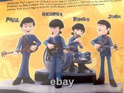 Lot Set of 4 McFarlane The Beatles Action Figures Collectible All Fab Four NIB