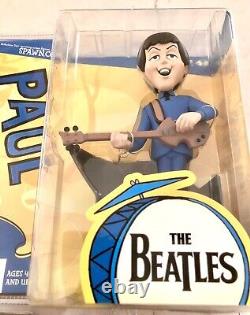 Lot Set of 4 McFarlane The Beatles Action Figures Collectible All Fab Four NIB