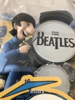 Lot Set of 4 McFarlane The Beatles Action Figures Collectible All Fab Four NIB