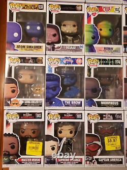 Lot of 27 Funko Pops Marvel DC Music TV Movies Pride Games Sports Wizards