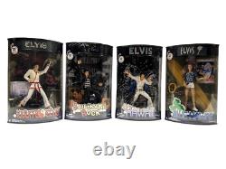 Lot of 4 Elvis Presley Action Figures NIB X-Toys Inc