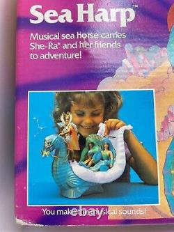 MATTEL TOYS 1985 She-Ra Princess Of Power SEA HARP Musical Sea Horse, SEALED