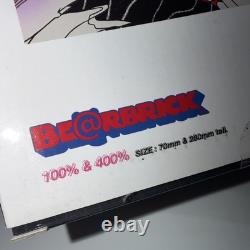 MEDICOM TOY BE@RBRICK Aruta Soup Mordern Art Graffiti 100% & 400% Open Box