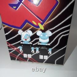 MEDICOM TOY BE@RBRICK Aruta Soup Mordern Art Graffiti 100% & 400% Open Box