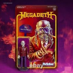 MEGADETH Vic Rattlehead ReAction Figure Original Limited Edition Thrash Metal