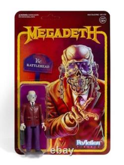 MEGADETH Vic Rattlehead Super7 Action Figure Original Limited Ed. Thrash Metal