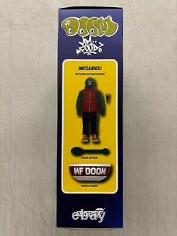 MF Doom Super7 3.75 ReAction Figure Cereal Box Bowl & Spoon Exclusive IN HAND