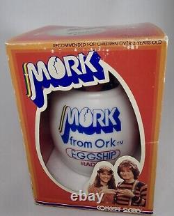 MORK and Mindy from ORK Egg Ship eggship radio figure Unused MIB Robin Williams