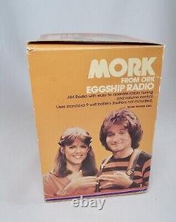 MORK and Mindy from ORK Egg Ship eggship radio figure Unused MIB Robin Williams