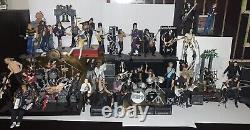 MUSIC ACTION FIGURE GIANT 35+ LOT NECA MCFARLANE Mettalica Motley Crue MANY MORE