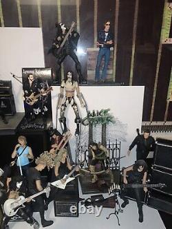 MUSIC ACTION FIGURE GIANT 35+ LOT NECA MCFARLANE Mettalica Motley Crue MANY MORE