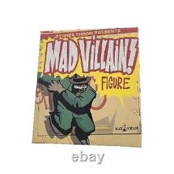 Mad Villain Kid Robot Figure MF Doom Mad Lib Stones Throw Hip Hop Grey Rare