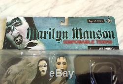 Marilyn Manson Action Figure Disposable Teens Fewture Models RARE! Hollywood Era