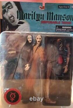 Marilyn Manson Action Figure Disposable Teens Fewture Models RARE! Vintage! New