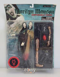 Marilyn Manson Fewture Models Action Figure Disposable Teens Art Storm New NIB