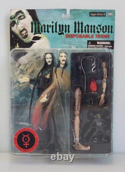 Marilyn Manson Fewture Models Action Figure Disposable Teens Art Storm New NIB