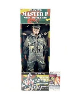Master P Signed No Limit Soldier Toys Action Figure Doll JSA COA Make Em Say Uhh