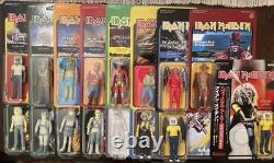 Master Set of 28 Iron Maiden Super7 ReAction Figures MOC and MISB