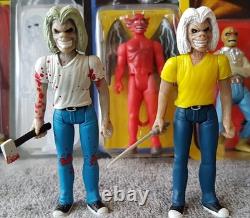 Master Set of 28 Iron Maiden Super7 ReAction Figures MOC and MISB