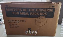 Masters of The Universe Burger King Kids Meal Box Set w original mailer box MOTU