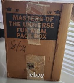Masters of The Universe Burger King Kids Meal Box Set w original mailer box MOTU