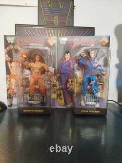 Mattel Wwe Coliseum Collection Ultimate Warrior & Honky Tonk Black Cards Rare