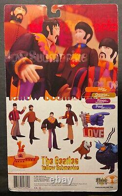 McFarland Toys 1999 Beatles Yellow Submarine John, Paul, George, Ringo New