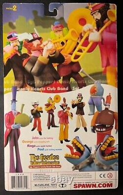 McFarland Toys 2000 Beatles Yellow Submarine John, Paul, George, Ringo New