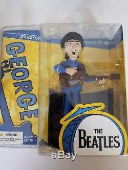 McFarlane Beatles Action Figures, All 4, John Paul Ringo & George, New in Packag