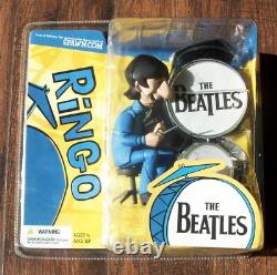 McFarlane Beatles RINGO STARR Cartoon TV Series Action Figure & Drums 2004 NIP