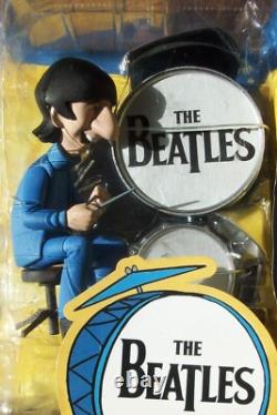 McFarlane Beatles RINGO STARR Cartoon TV Series Action Figure & Drums 2004 NIP