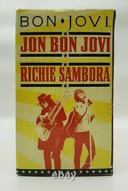 McFarlane Bon Jovi Richie Sambora 2 Pack Action Figure Deluxe Box Set Rare