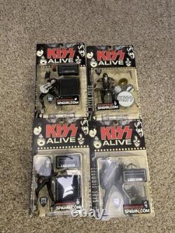 McFarlane KISS Alive Figures Set of 4 2000 Spawn Ace, Gene Lot