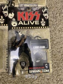 McFarlane KISS Alive Figures Set of 4 2000 Spawn Ace, Gene Lot