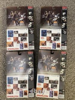 McFarlane KISS Alive Figures Set of 4 2000 Spawn Ace, Gene Lot