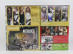 McFarlane Metallica figures Complete Set In box with stage and lights