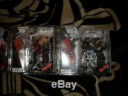 McFarlane Motley Crue Band Action Figure Set of 4, All Mint in Package, Awesome