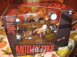McFarlane Motley Crue Deluxe Figure Box Set New Sealed