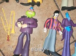 McFarlane THE BEATLES Yellow Submarine Action Figures Set & Sgt Peppers Band Lot