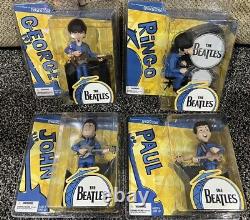 McFarlane The Beatles Action Figures Collectable All Fab Four Sealed NIB 2004