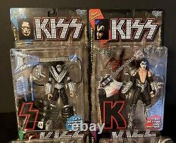 McFarlane Toys 1997 KISS Ultra Action Figure Complete Set of 4 withShipping Box