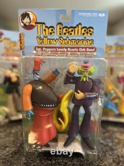 McFarlane Toys 2000 The Beatles Yellow Submarine Action Figures Complete Set